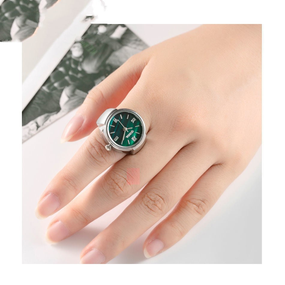 Mini Ring Creative Finger Quartz Watch