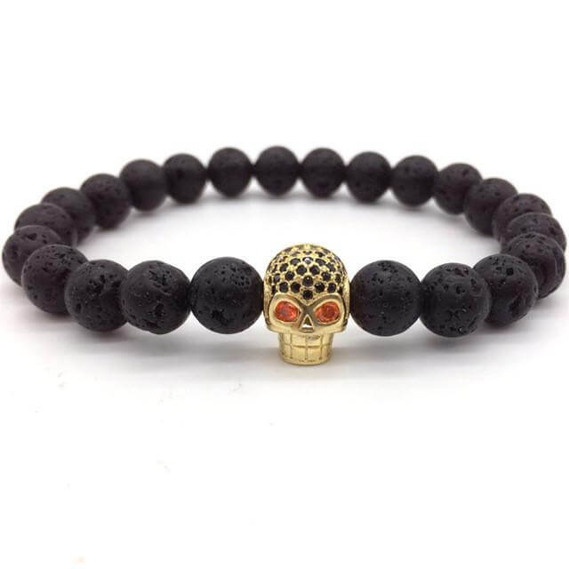 Lazynn Jewelry Store SKULL CHARM BRACELETS