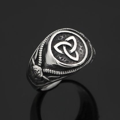 Stainless steel titanium steel ring