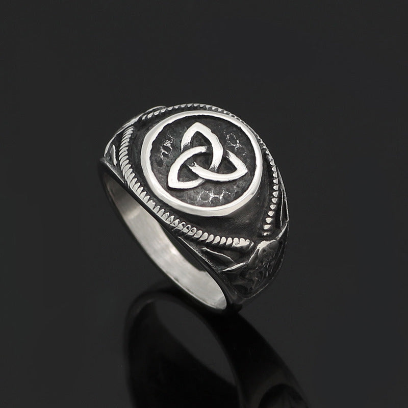 Stainless steel titanium steel ring