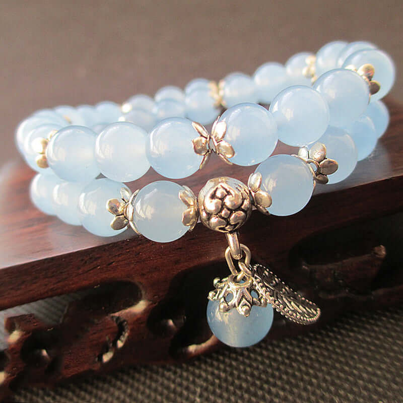 Lazynn Jewelry Store Blue Crystal Bracelets