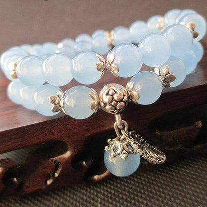 Lazynn Jewelry Store Blue Crystal Bracelets