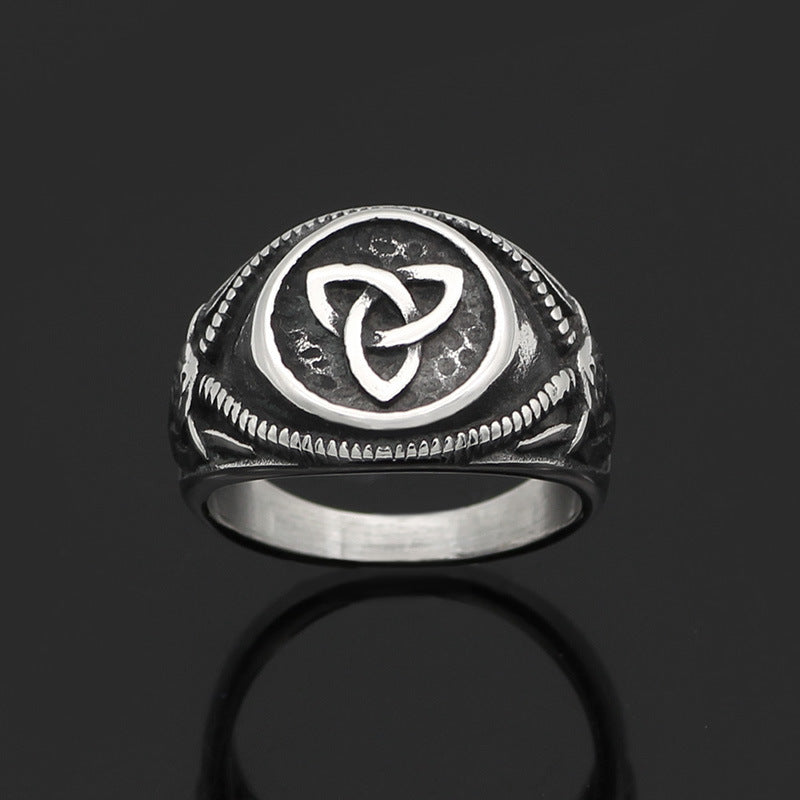 Stainless steel titanium steel ring