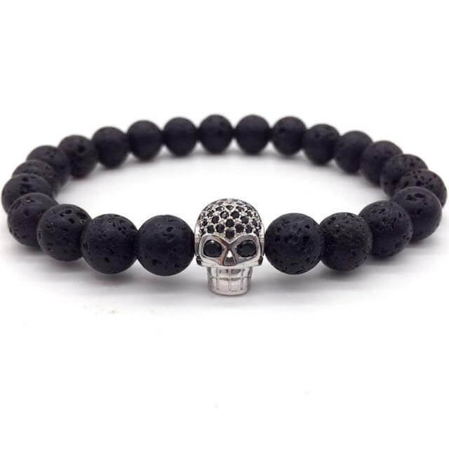 Lazynn Jewelry Store SKULL CHARM BRACELETS