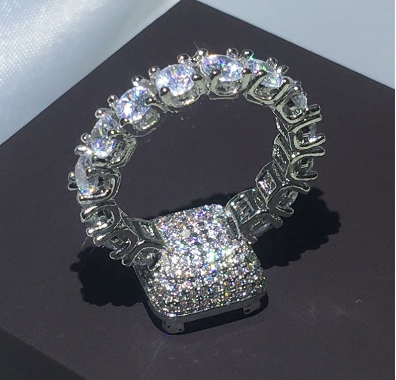 Vintage female ring wedding ring lady gift