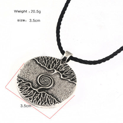 Tree Of Life Necklace Fortune Bark Rope