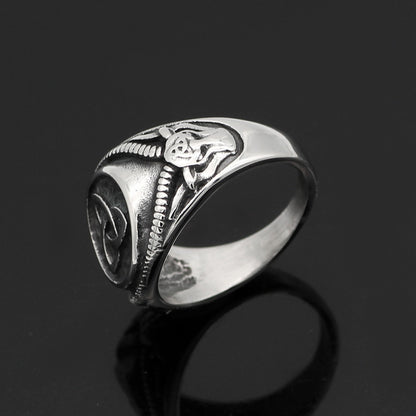 Stainless steel titanium steel ring