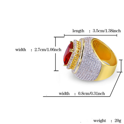 Stainless steel titanium steel ring