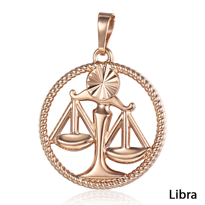 Zodiac constellation pendants featuring Sagittarius design in elegant alloy jewelry.