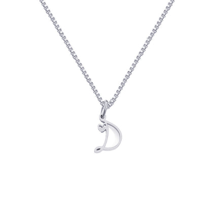 26 Love Letters Titanium Steel Pendants Necklace