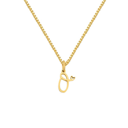 26 Love Letters Titanium Steel Pendants Necklace