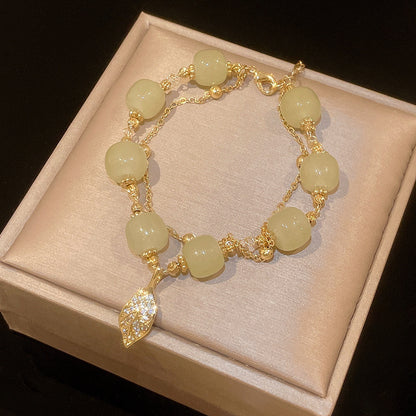 Strawberry Crystal Love Pearl Bracelets