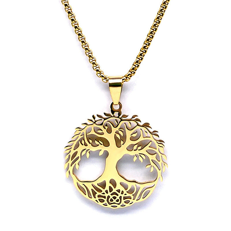 Tree Of Life Necklace Stainless Steel Women's Necklace