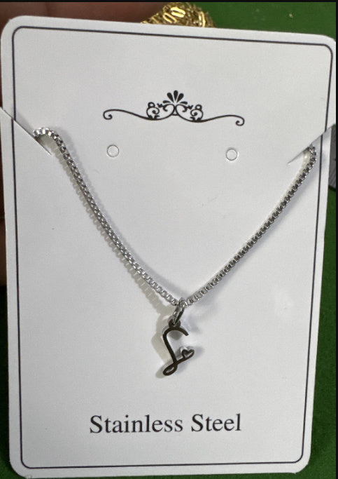 26 Love Letters Titanium Steel Pendants Necklace