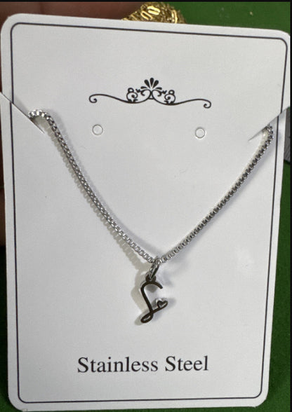 26 Love Letters Titanium Steel Pendants Necklace