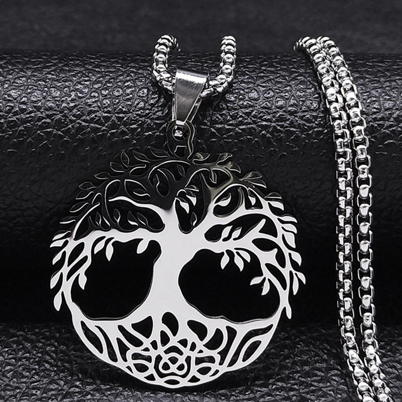 Tree Of Life Necklace Stainless Steel Women's Necklace