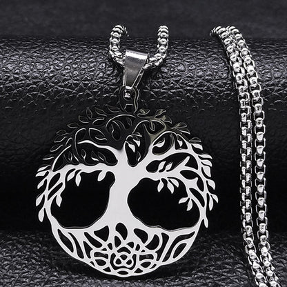 Tree Of Life Necklace Stainless Steel Women's Necklace